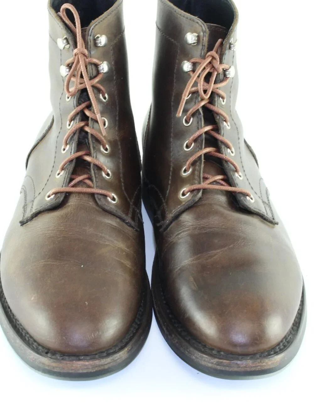 Thursdays Brown Leather Ankle Boots (9 US)